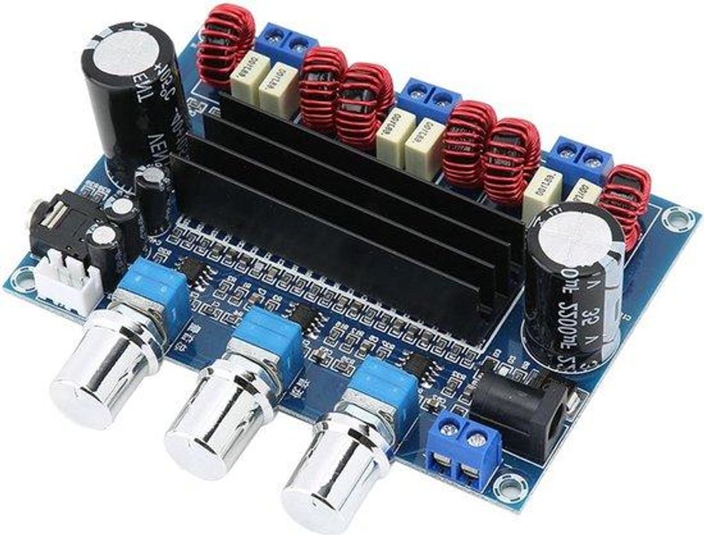 Module d'amplification industriel 2 x 50 W + 100 W, carte Image du produit 