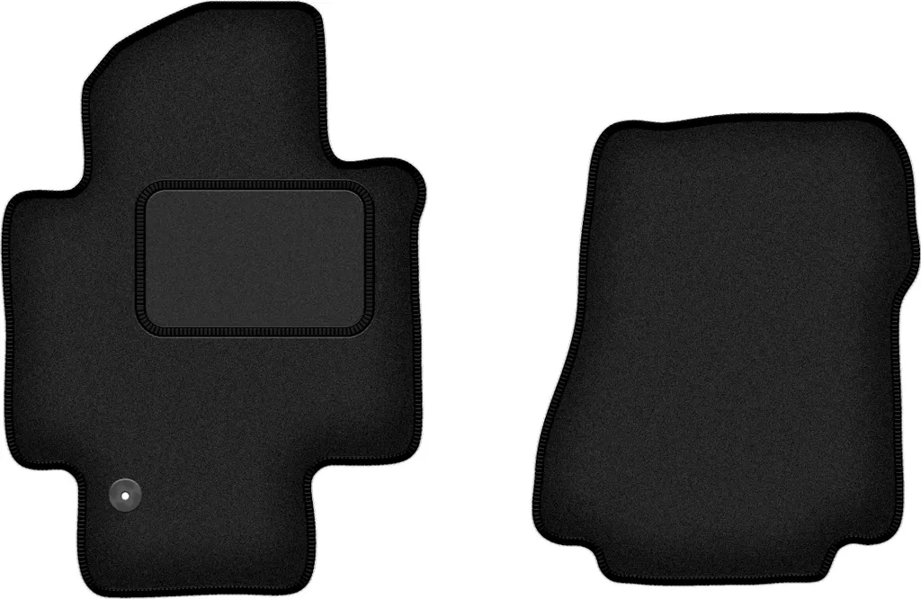 Tappetini Nissan NV200 Velours Neri - Set 2 Pezzi Misura Perfetta 2009-