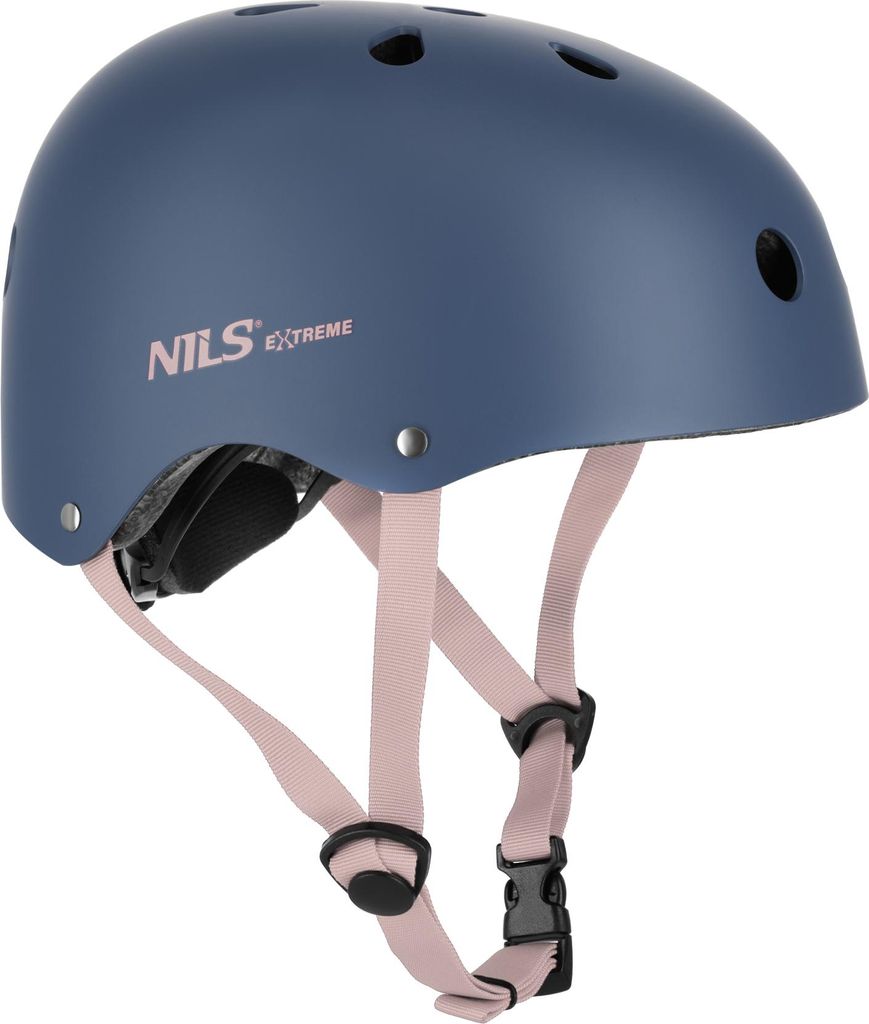 Nils Skatehelm mit Drehknopf, Grau