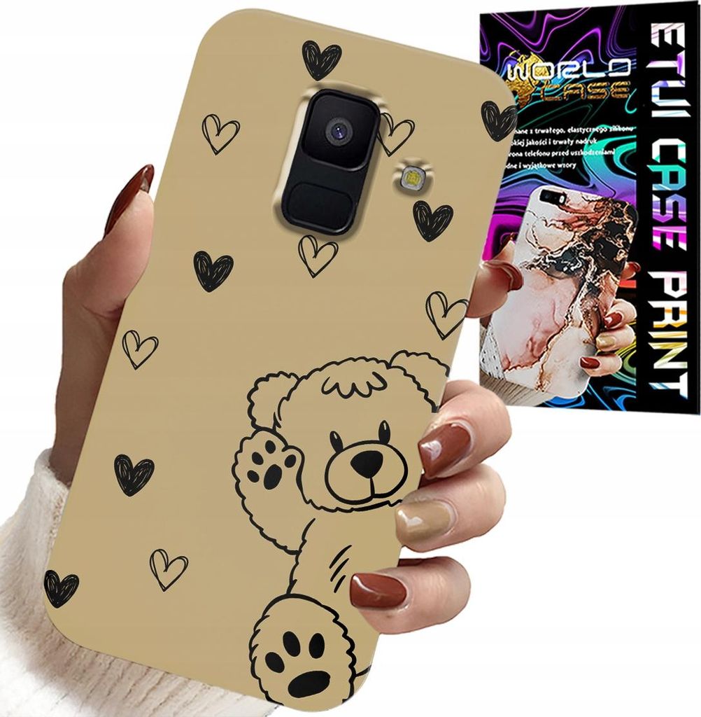 Fall Für Samsung A6 2018 - Teddybär Pro Maxzak Designs Für Kinder Fall