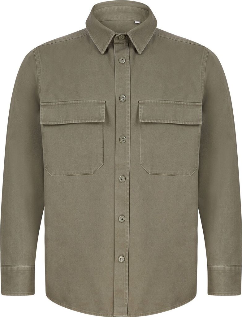Front Row - Hemdjacke für Herren/Damen Uni RW8590 (XXL) (Khaki)