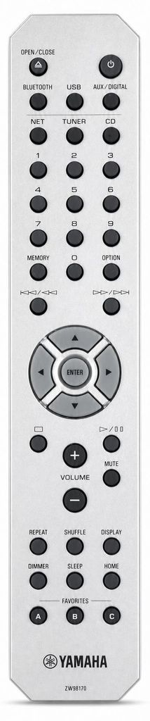 Originale Yamaha ZW98170 / ZW981700 Receiver Fernbedienung Produktbild 