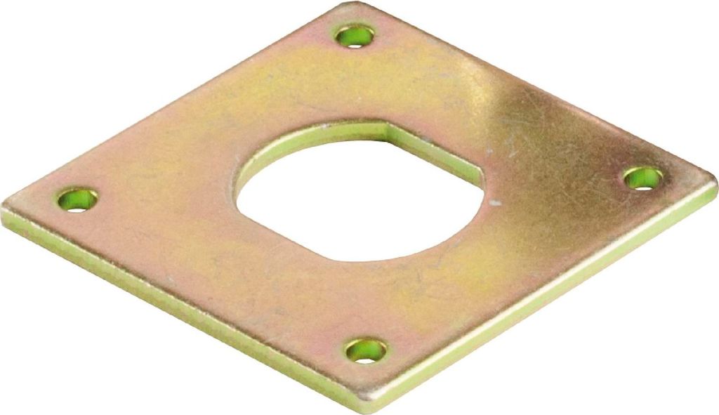 SISO Spindschloss 300 Verdreh-Schutzplatte, 40x40x2mm, Produktbild 