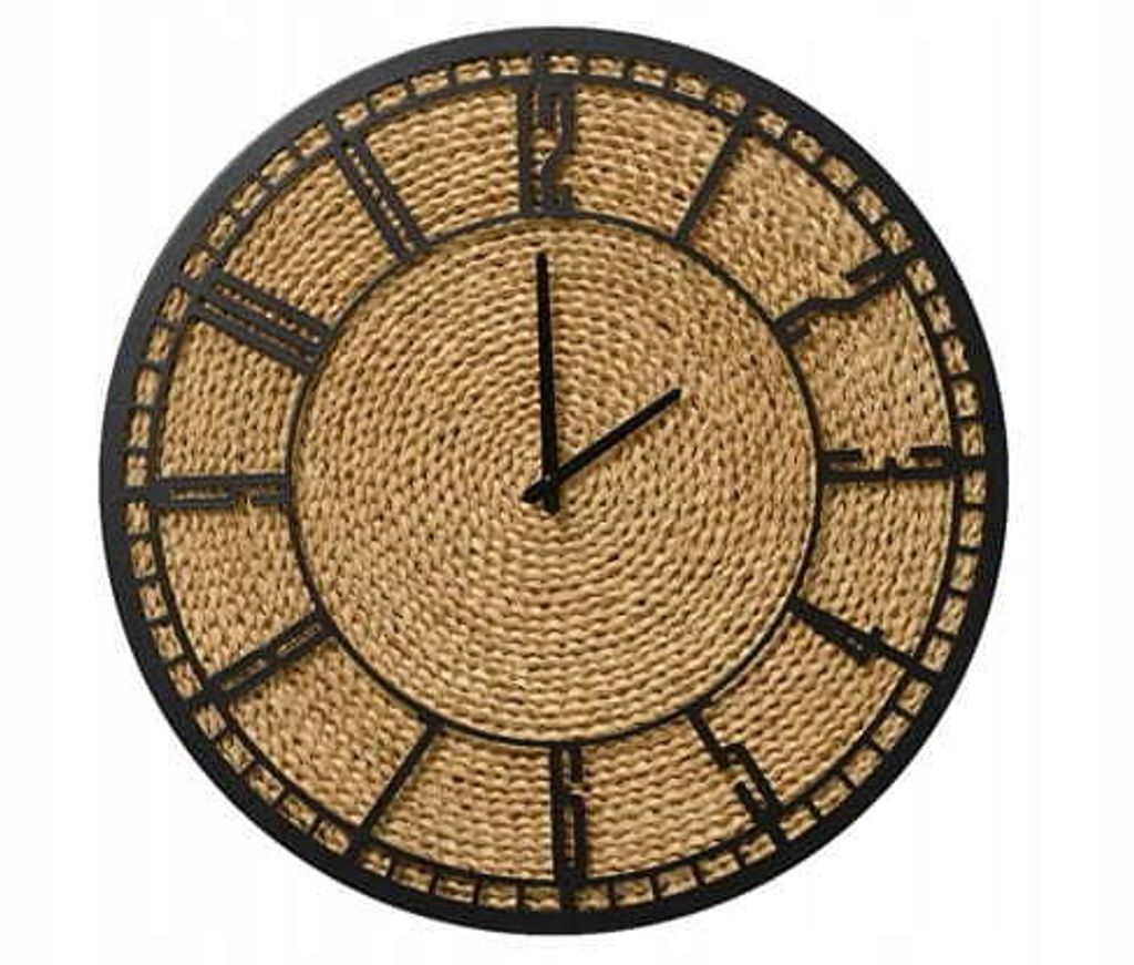 Dekorative Metallwanduhr groß 50 cm