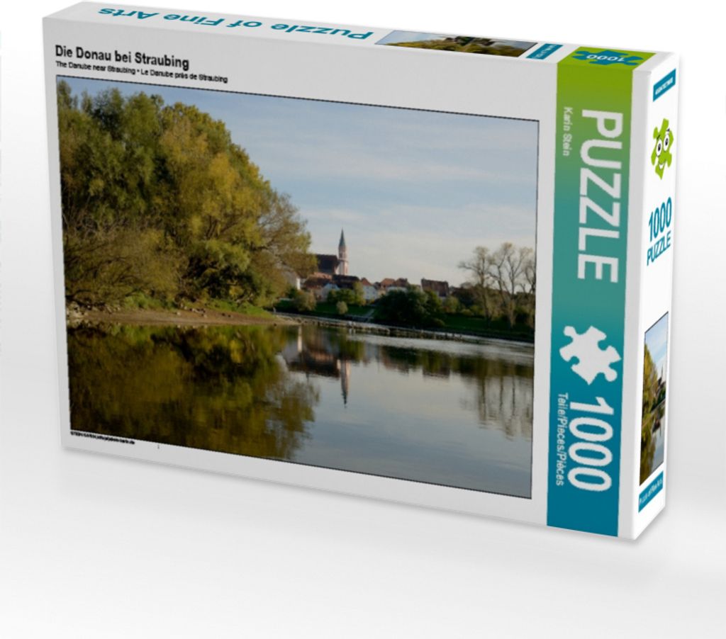 Calvendo Die Donau bei Straubing 1000 Teile Puzzle quer 640x480mm, Stein Karin; 7408352