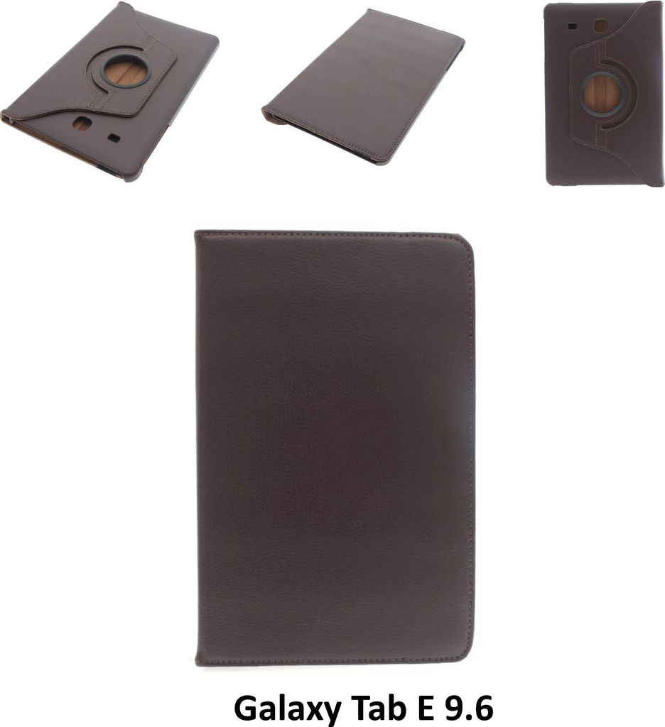 Samsung Brown Book Case Tablet for Galaxy Tab E 9.6
