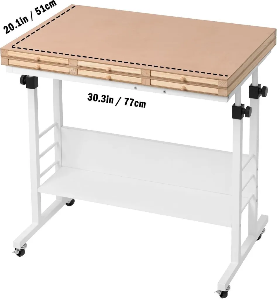 Fini le mal de dos avec cette table de puzzle réglable et mobile XL - 7