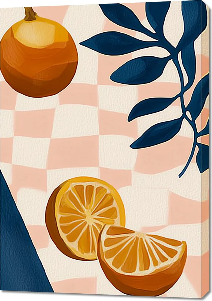 Quadro Moderno Arance 70x100 Pop Art | Decorazione Parete Vintage