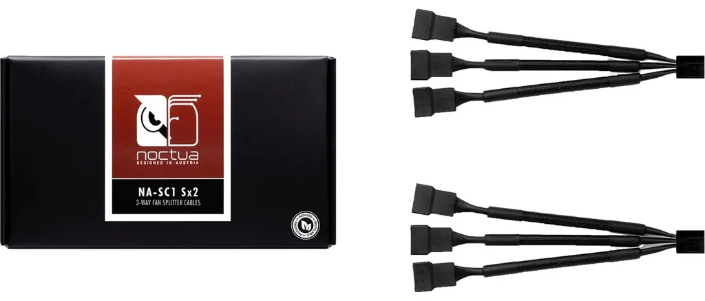 Noctua NA-SC1 Sx2 Connectez Deux Ventilateurs sur une Prise Carte Mère