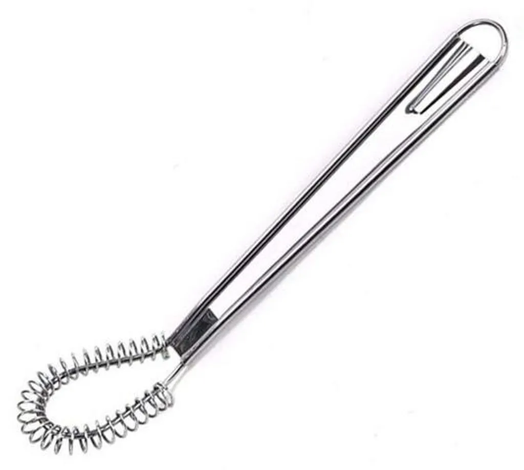 Fouet à spirale RVS contre les grumeaux cuillère magique de cuisine inox