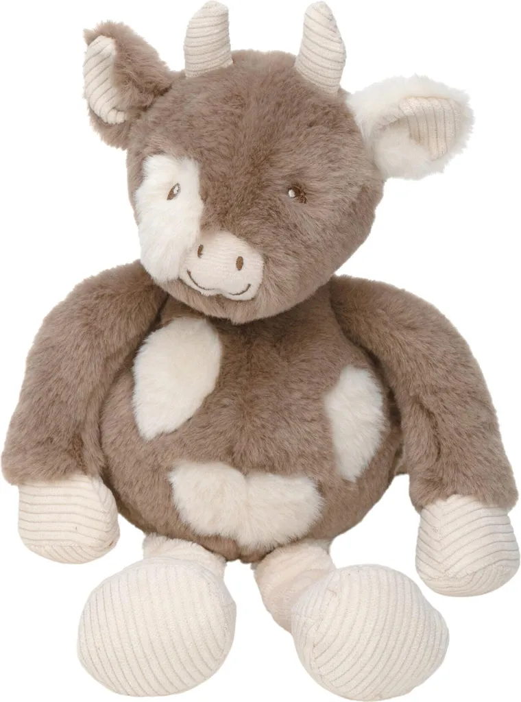 Doudou Vache Happy Horse Casey 30cm - Jouet Premier Âge en Tissu Recyclé