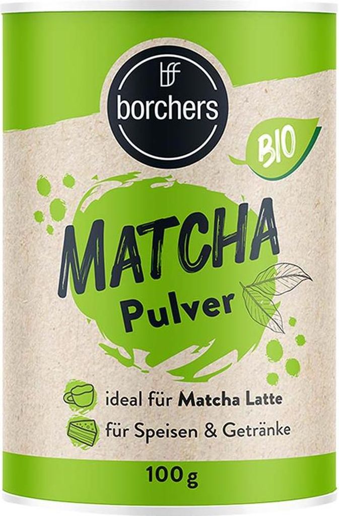 borchers  Matcha Pulver 100g Produktbild 