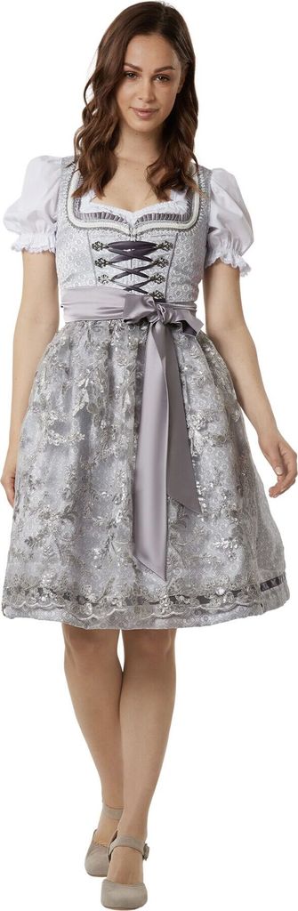 dressforfun Frauenkostüm Midi-Dirndl Lea