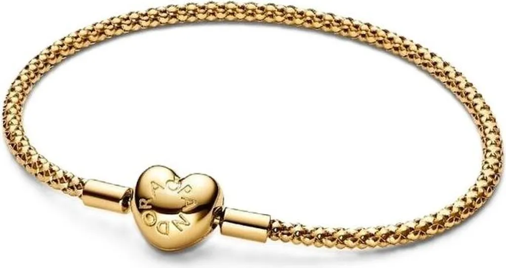 Bracelet Pandora 563811C00-20 maille serpent doré finition luxueuse