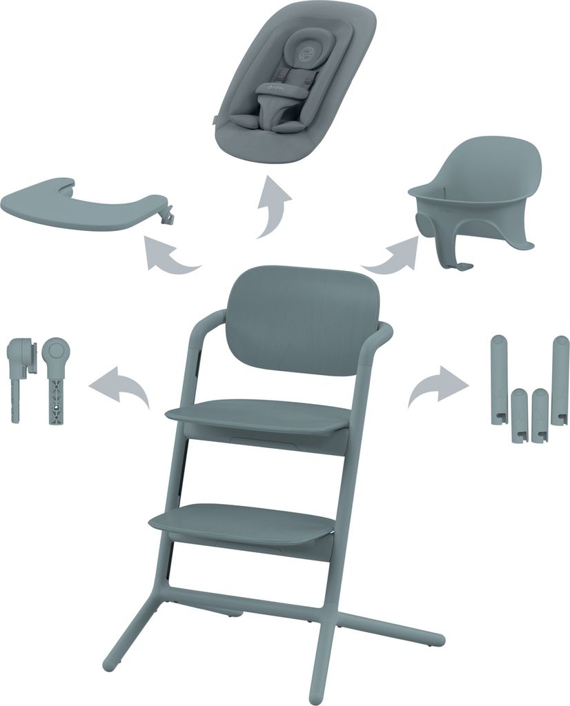 CYBEX Lemo 4-in-1, Multifunktions-Hochstuhl, Gepolsterter Produktbild 
