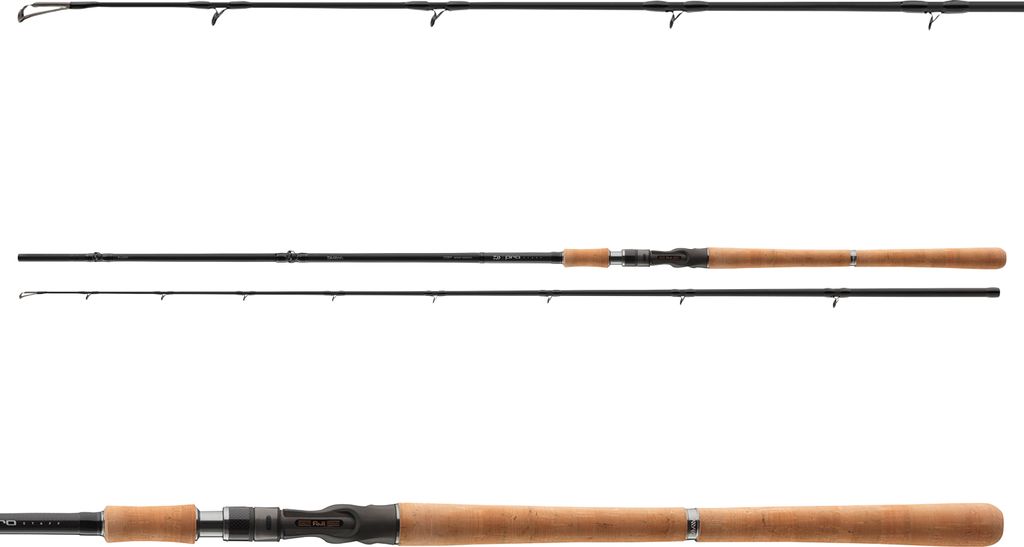 DAIWA Pro Staff Big Bait Baitcast, 2,5m, 8,2ft, 60-140g, 2 Teile, Baitcast Angelrute, extra fast / fast, 11321-251