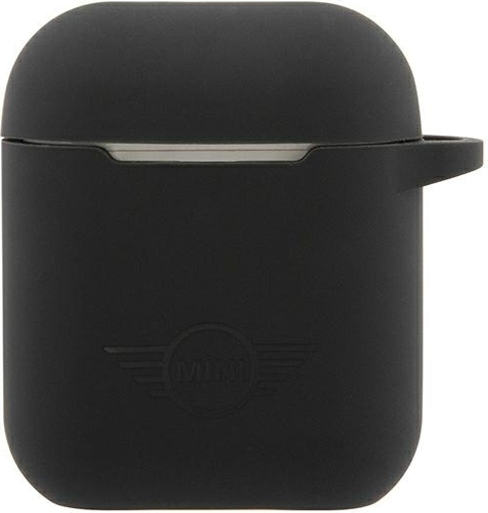 Mini MIACA2SLTBK AirPods Hülle schwarz hartes Gehäuse Silicone Collection