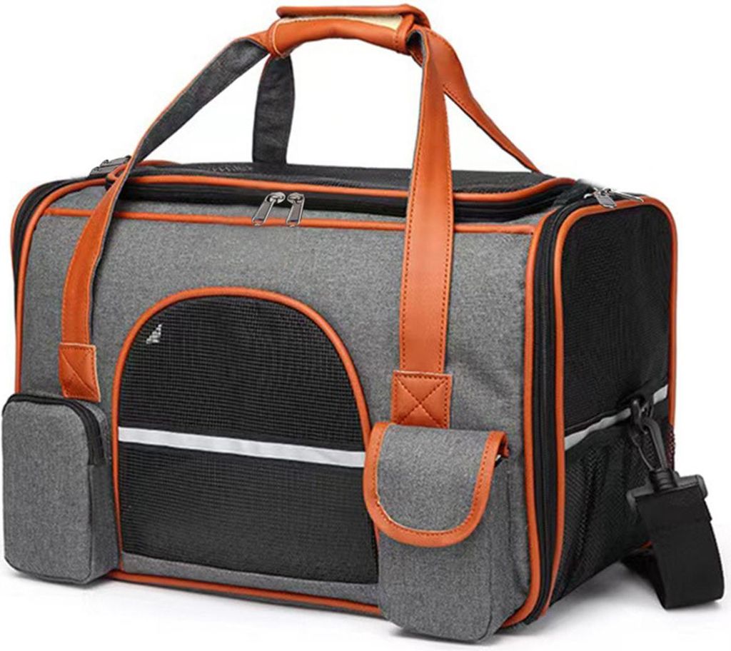 Tragbare Katzen Transporttasche, Faltbar Hundebox, Produktbild 