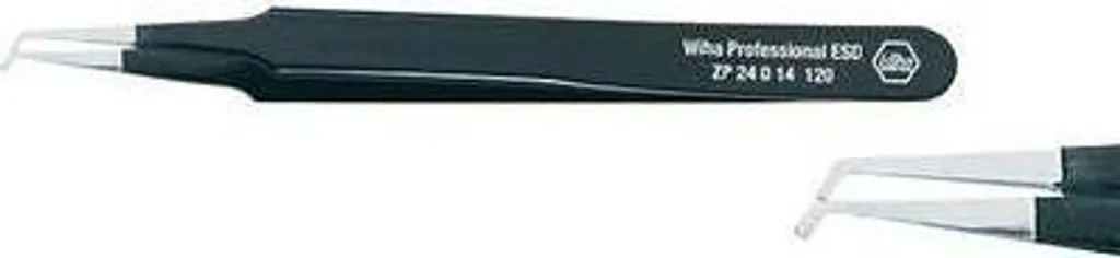 Wiha 32338 Pincette CMS 120mm : Accès difficile et micro-saisie - 2