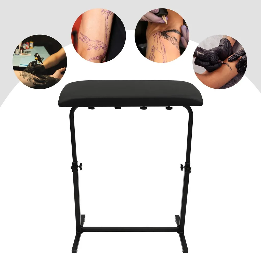 Finissez-en avec l'inconfort : Accoudoir tatouage stable et ajustable