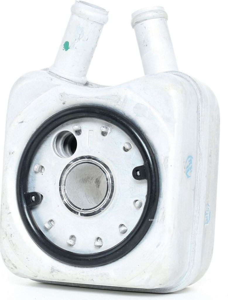 RIDEX 469O0004 Ölkühler Motoröl für VW Golf IV Schrägheck (1J1) Golf V Schrägheck (1K1) TOURAN (1T1, 1T2) Passat Variant (3C5) Caddy III Kombi
