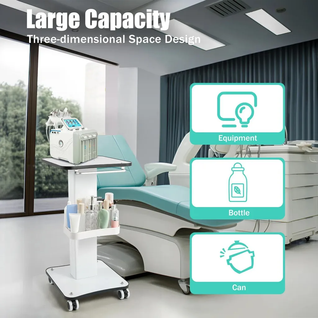 Chariot esthétique silencieux : rangez et déplacez vos outils sans bruit - 5