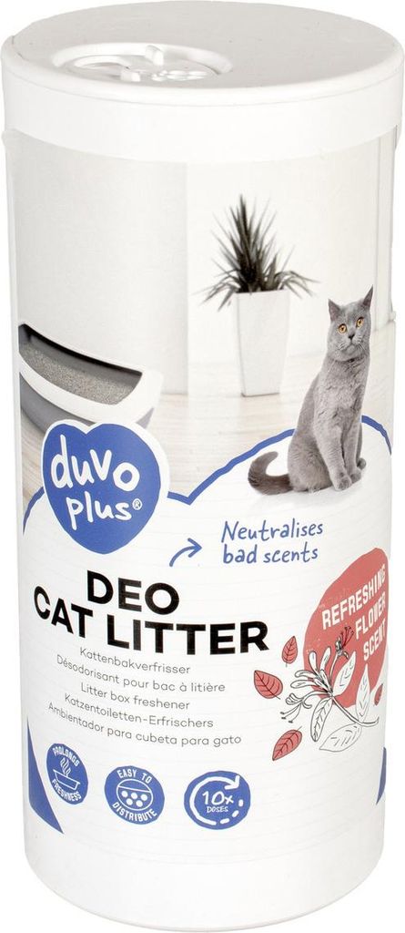 Duvo+ Geruchsbeseitiger für Katzenstreu mit Blütenduft 400 Produktbild 