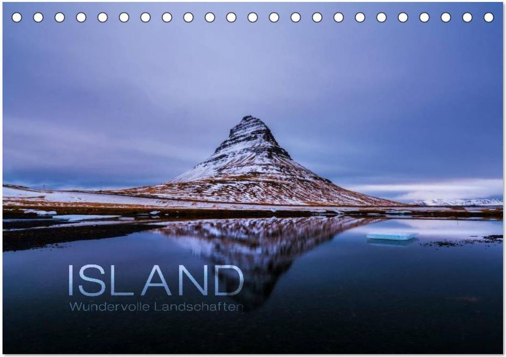 Island - Wundervolle Landschaften (Tischkalender 2026 DIN A5 quer), CALVENDO Monatskalender
