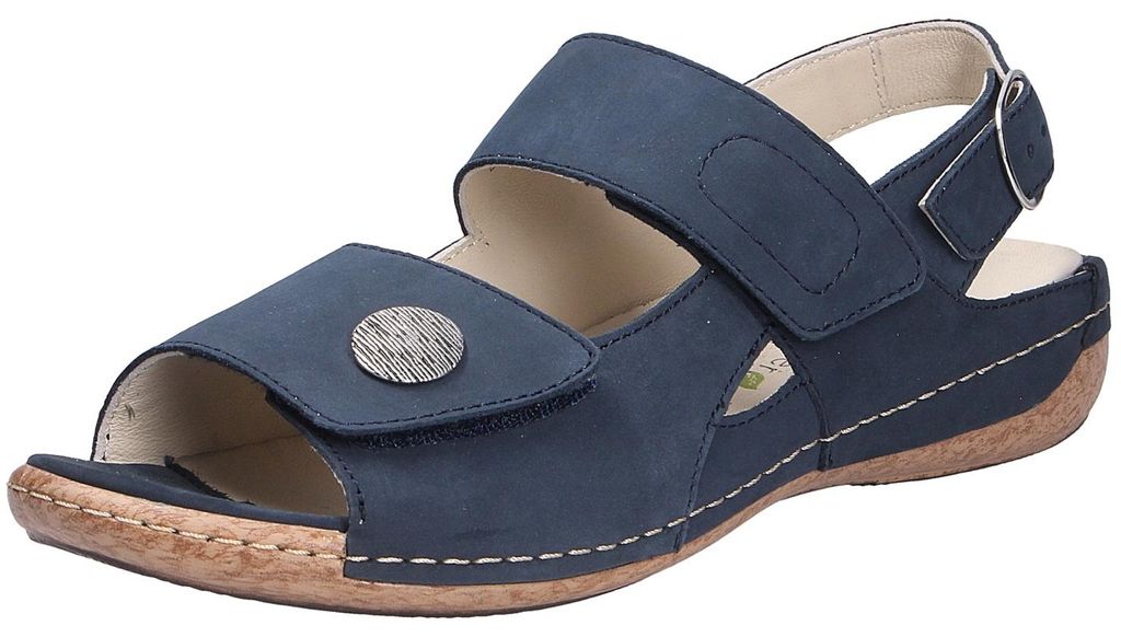 Waldläufer Damen Sandale HELIETT blau Größe EUR 41,5 Produktbild 
