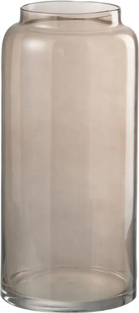 Vase en Verre Ambre J-Line Petit Format pour Centre de Table Design