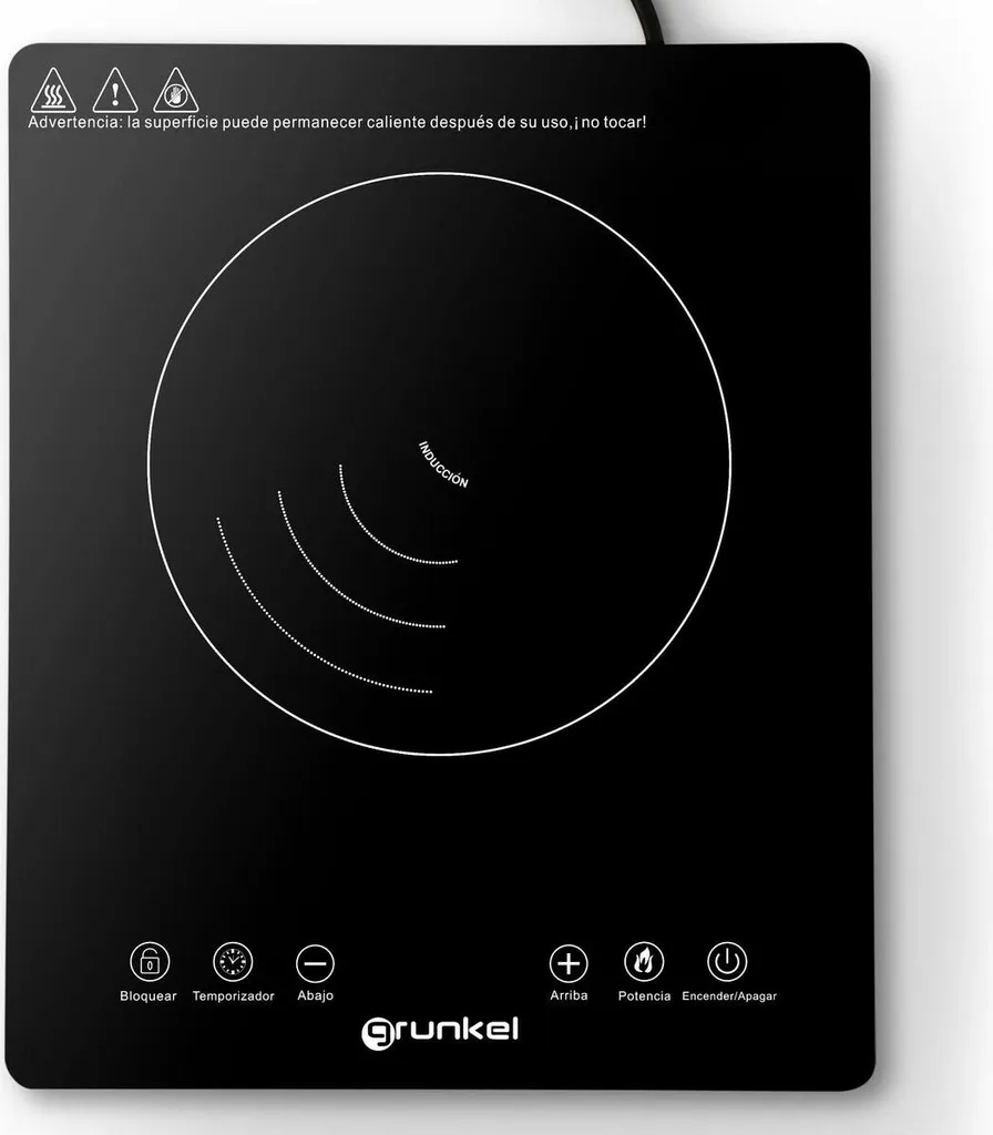 Réchaud induction portable Grunkel 2000W tactile pour cuisine moderne - 4