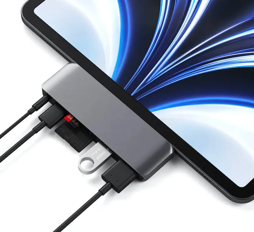 Adaptateur Hub USB-C Multiport pour iPad avec Sortie Vidéo HDMI 4K HDR - 8