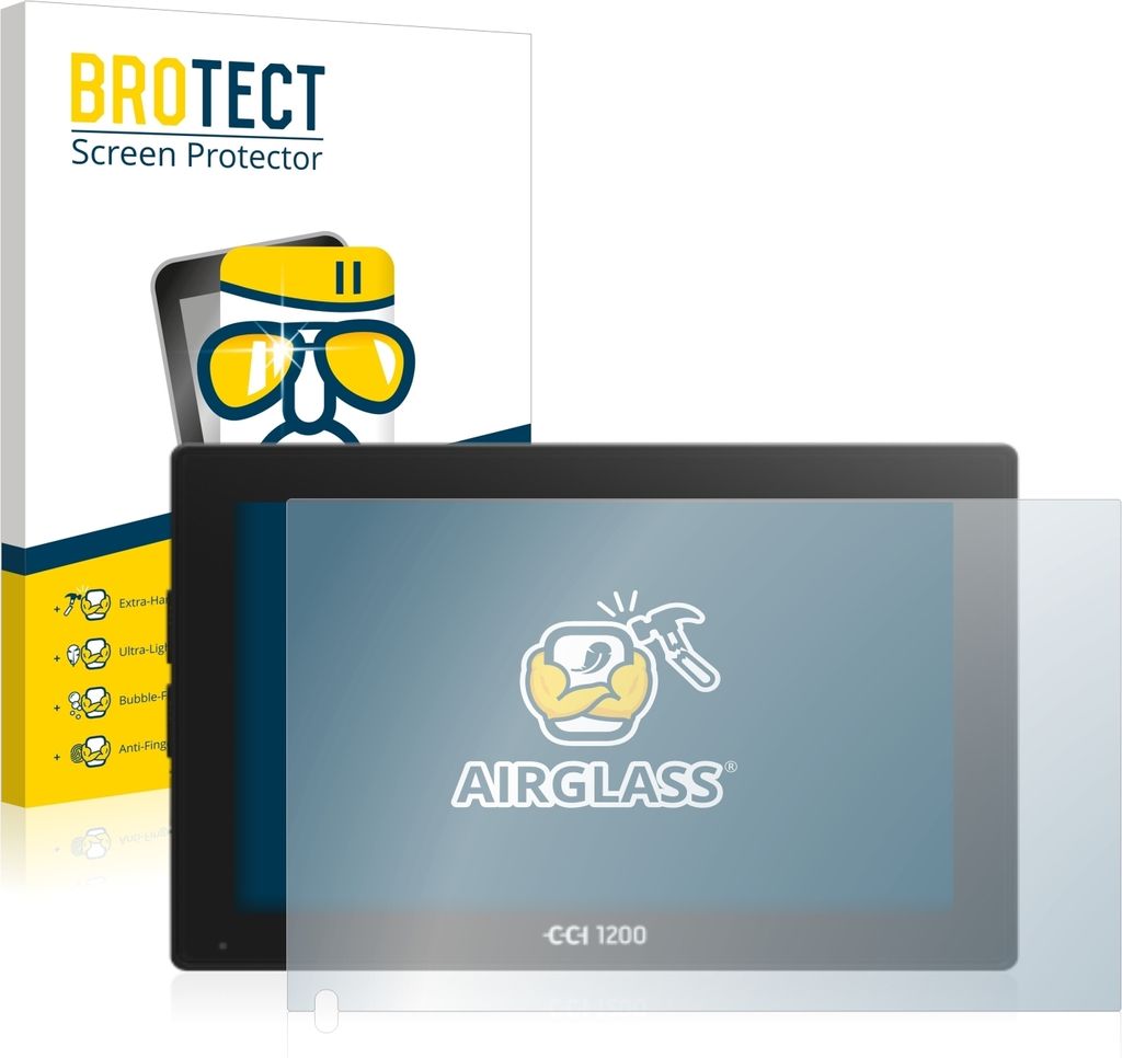 BROTECT Schutzglas für Isobus CCI 1200 Schutzfolie Panzer Produktbild 