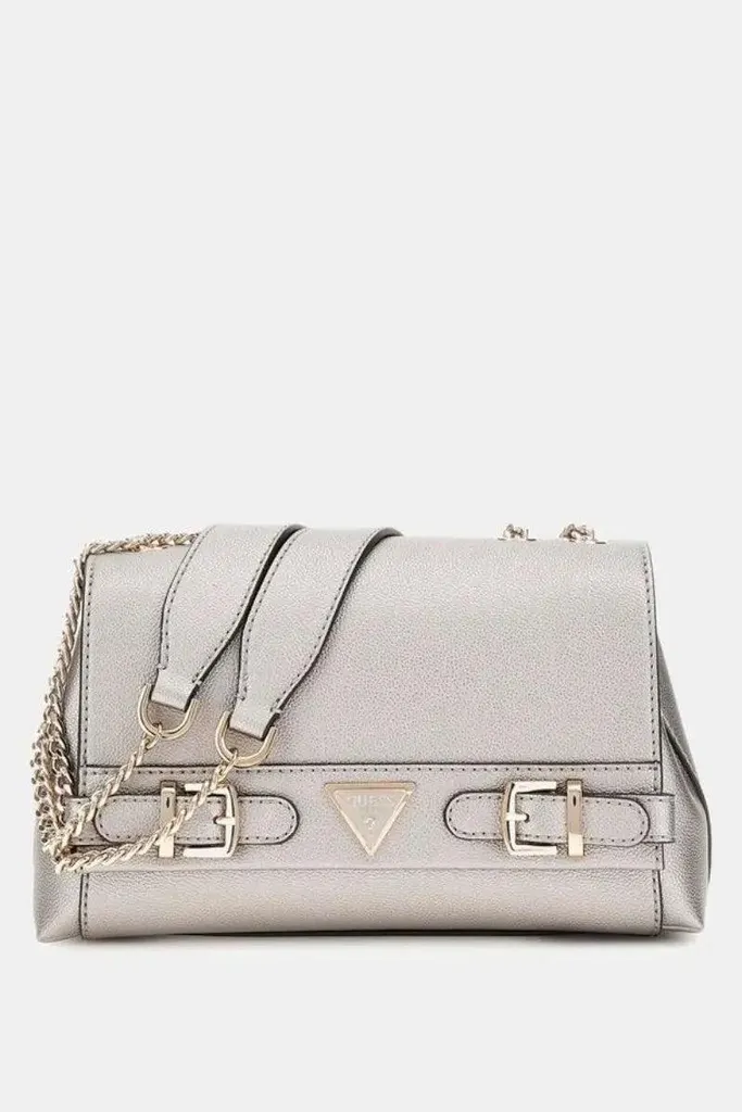 Guess Eco Ali Luxury Satch Borsa a tracolla in peltro EBM951121