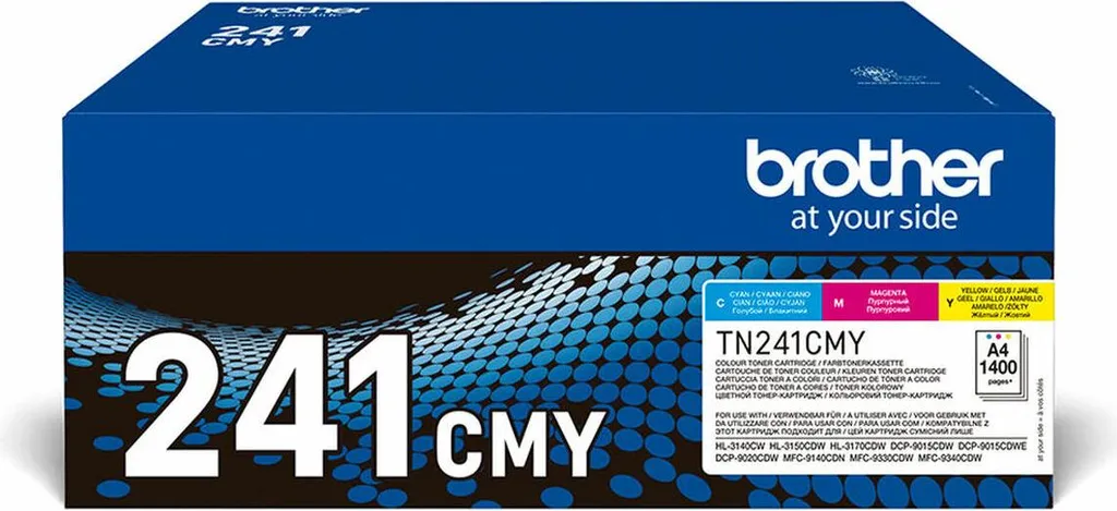 Cartouche Brother TN241CMY Haute Qualité pour des Impressions Éclatantes