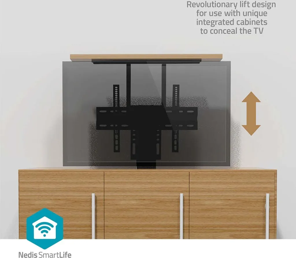 Support TV motorisé ascenseur pour meuble avec télécommande Nedis - 6