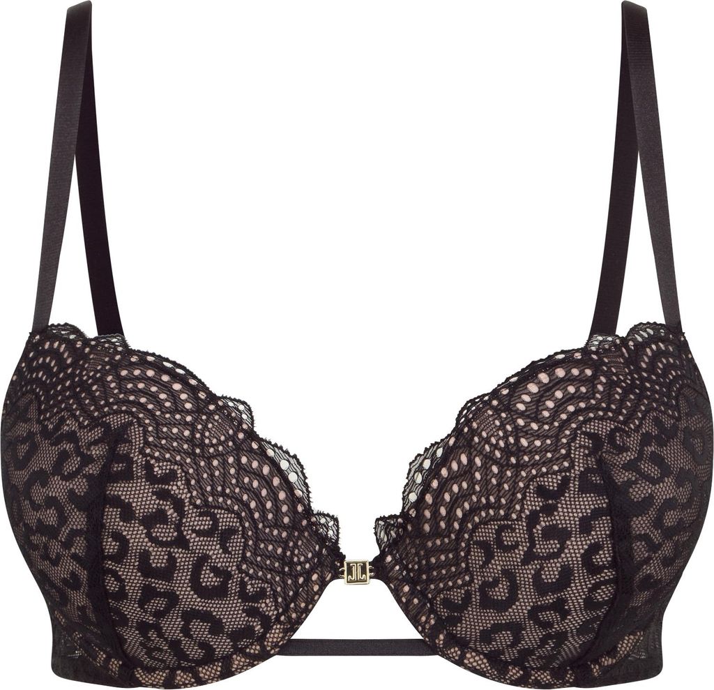 JETTE Push-up-BH schwarz Größe 70 Cup D