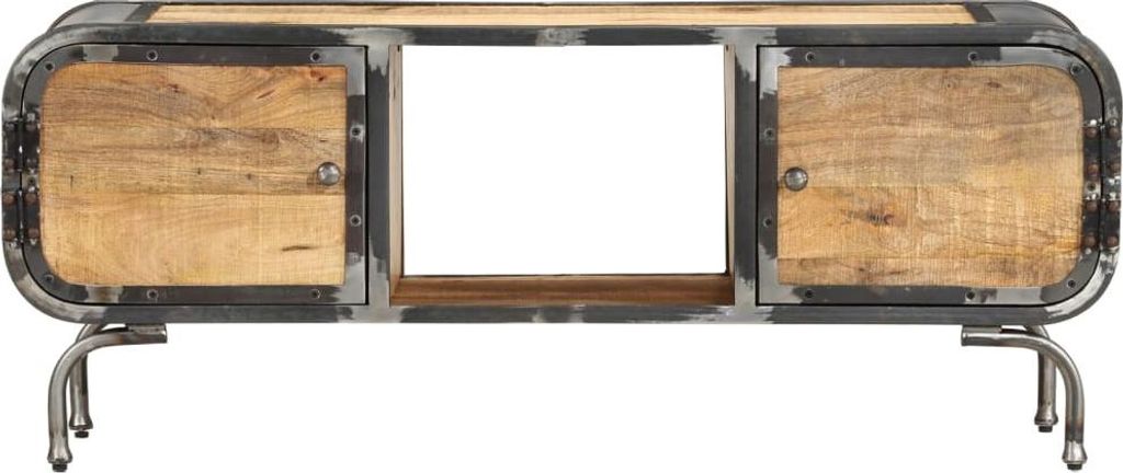vidaXL TV skříňka 110x30x42 cm z masivního dřeva mango Obrázek produktu 