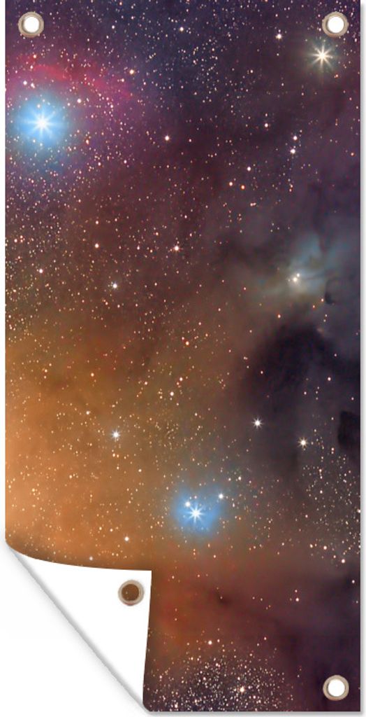 MuchoWow 30x60 cm Outdoor-Poster Gartendeko Sichtschutz Garten Poster für den Garten Universum - Sterne - Farben - Jungen - Mädchen - Kinder