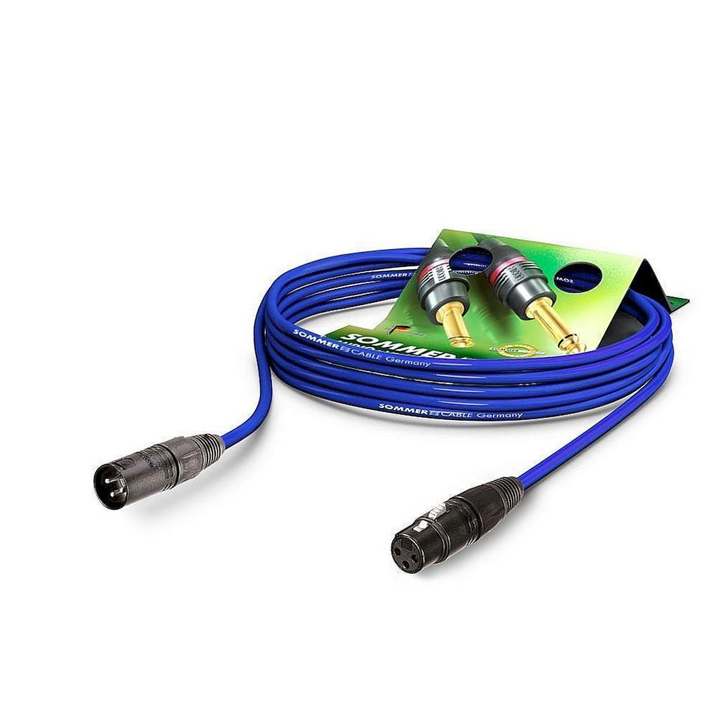 AES / EBU Binary 234 AES/EBU MKII, 2 x 0.34 mm² | XLR / XLR, NEUTRIK | 20,00m | blau