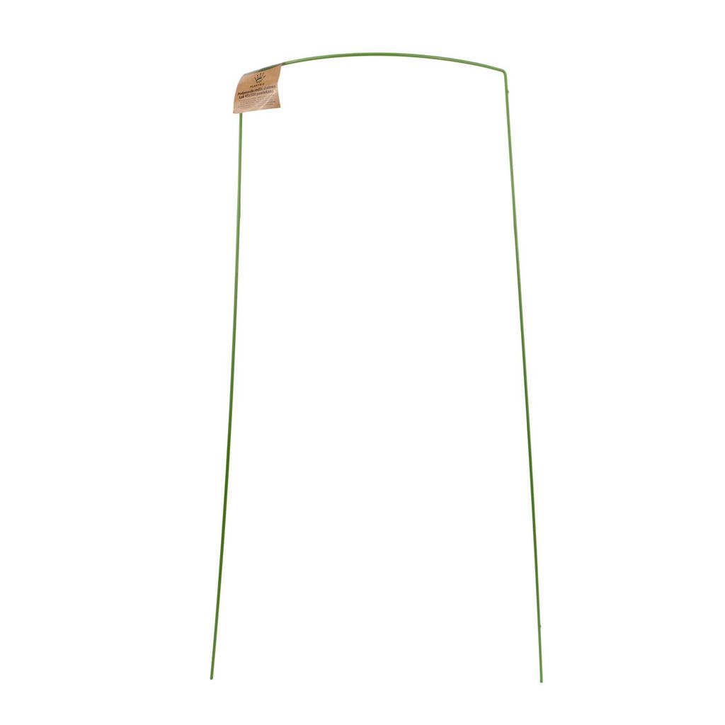 Plantris Pflanzenstütze U-Form 45 × 100 cm grün – Gartenstütze aus Stahl mit PE-Beschichtung, Rankhilfe für Gartenpflanzen