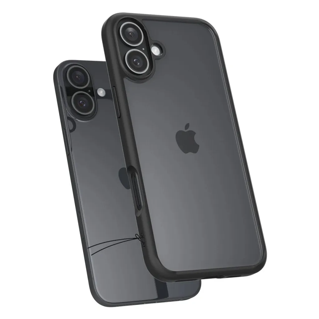 Cover Spigen Ultra Hybrid iPhone 16 Matte Black: Design e Protezione - 7