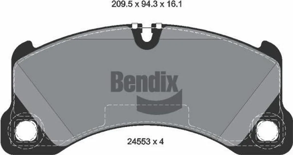 Plaquettes de Frein à Disque Bendix BPD2169 pour Touareg et Panamera