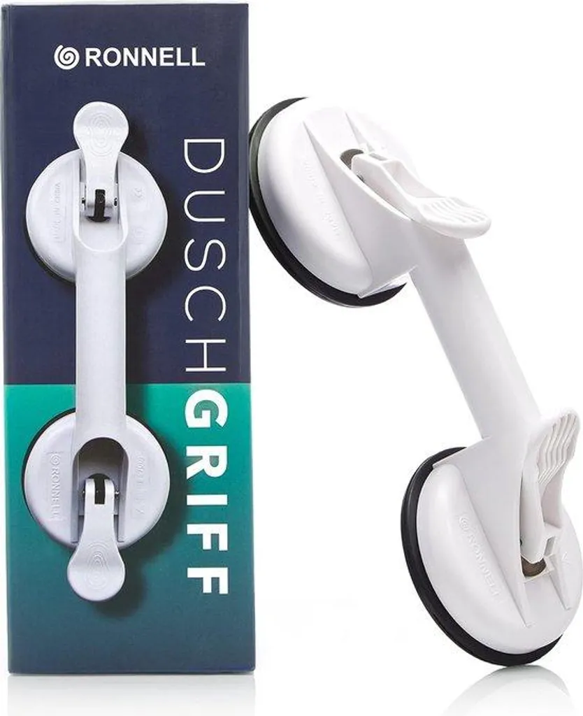 Barre d'appui de douche pour seniors avec prise en main ferme 40cm