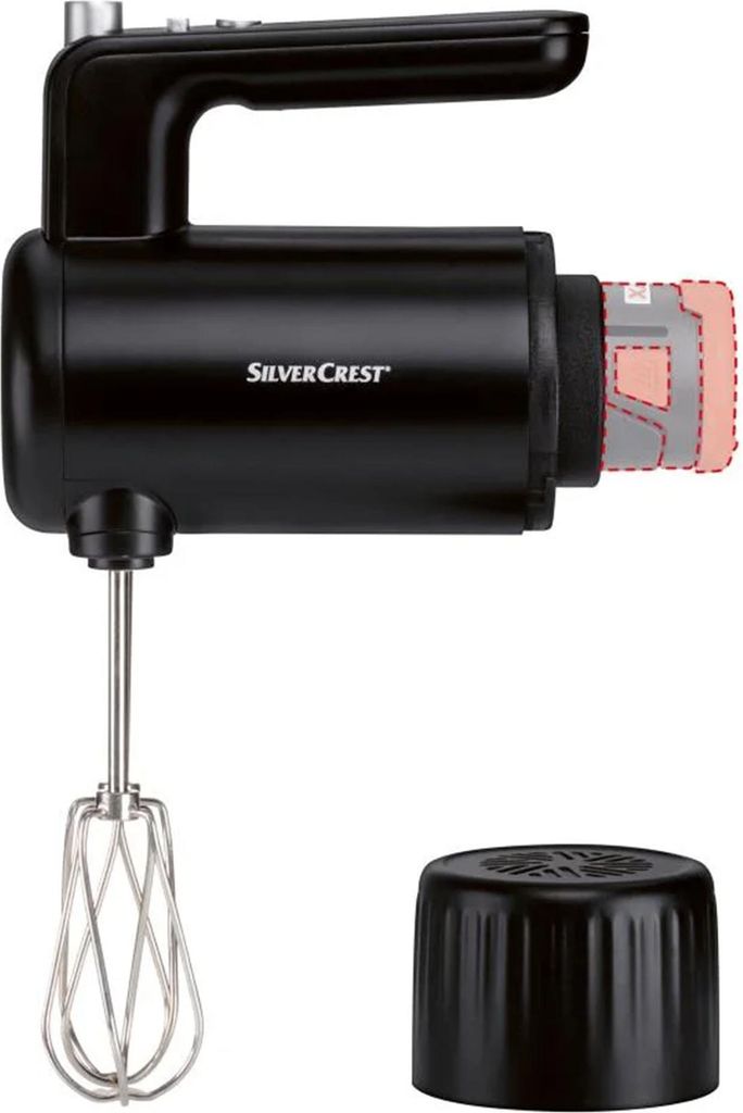 SILVERCREST Akku-Handmixer Küchenmixer Mixer Doppelrührbesen SHMA 12 A1