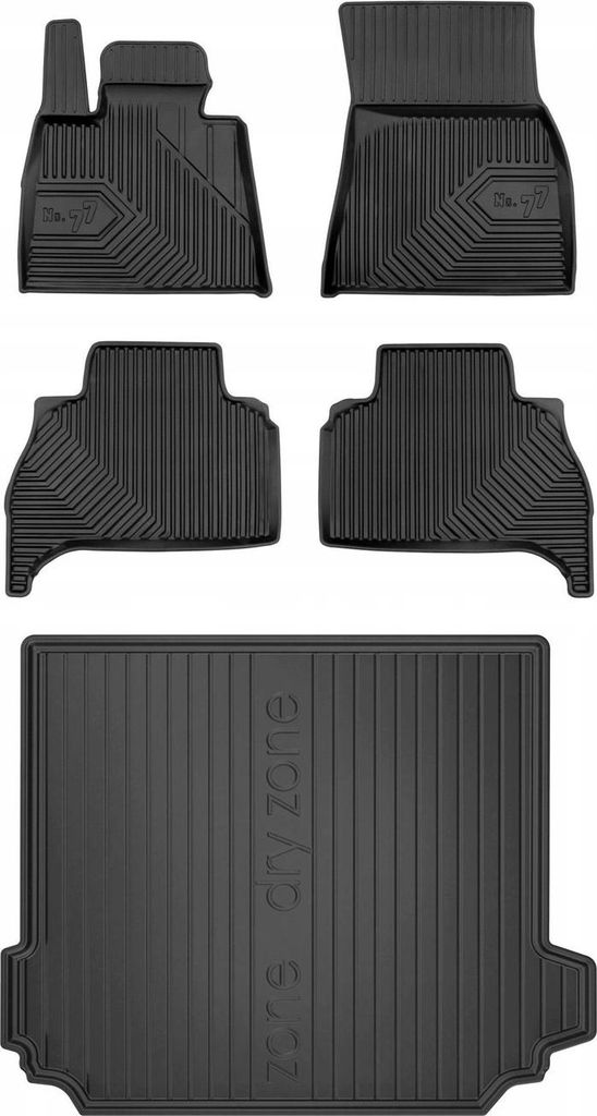 SET 77 Gummimatten und Fußmatten BMW X5 G05 ab 2018