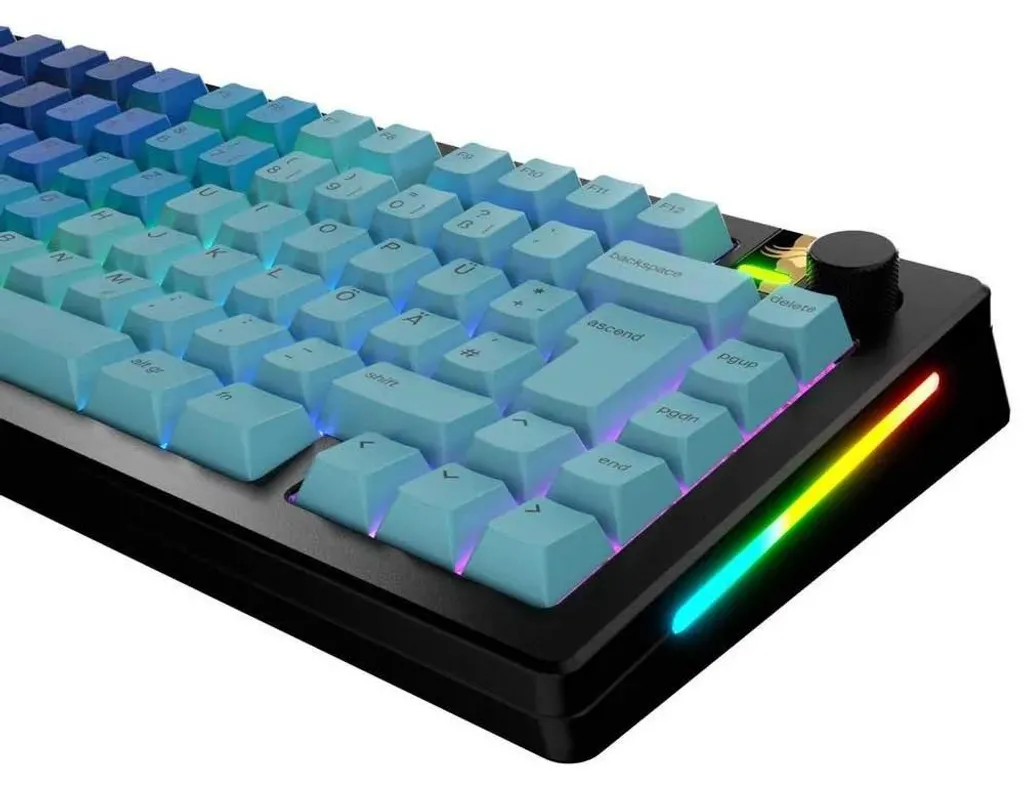 Set de keycaps Glorious GPBT Gradient PBT pour clavier mécanique DE