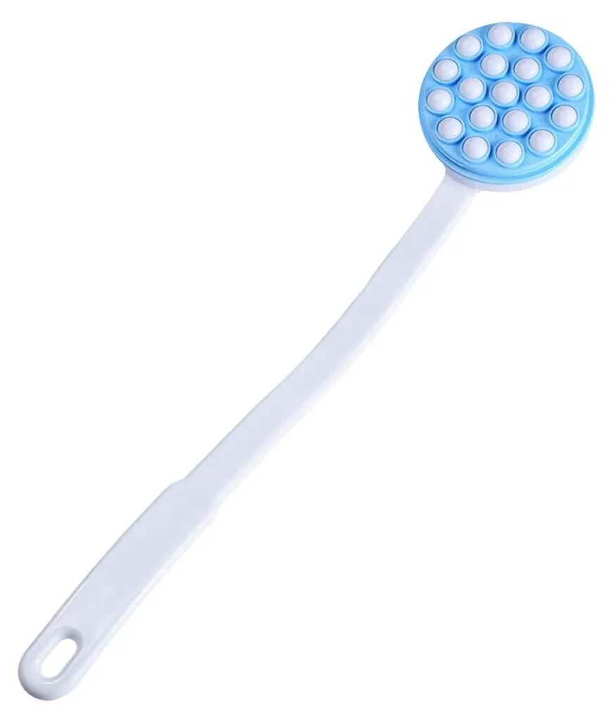 Applicateur de lotion dos et masseur individuel avec manche ergonomique
