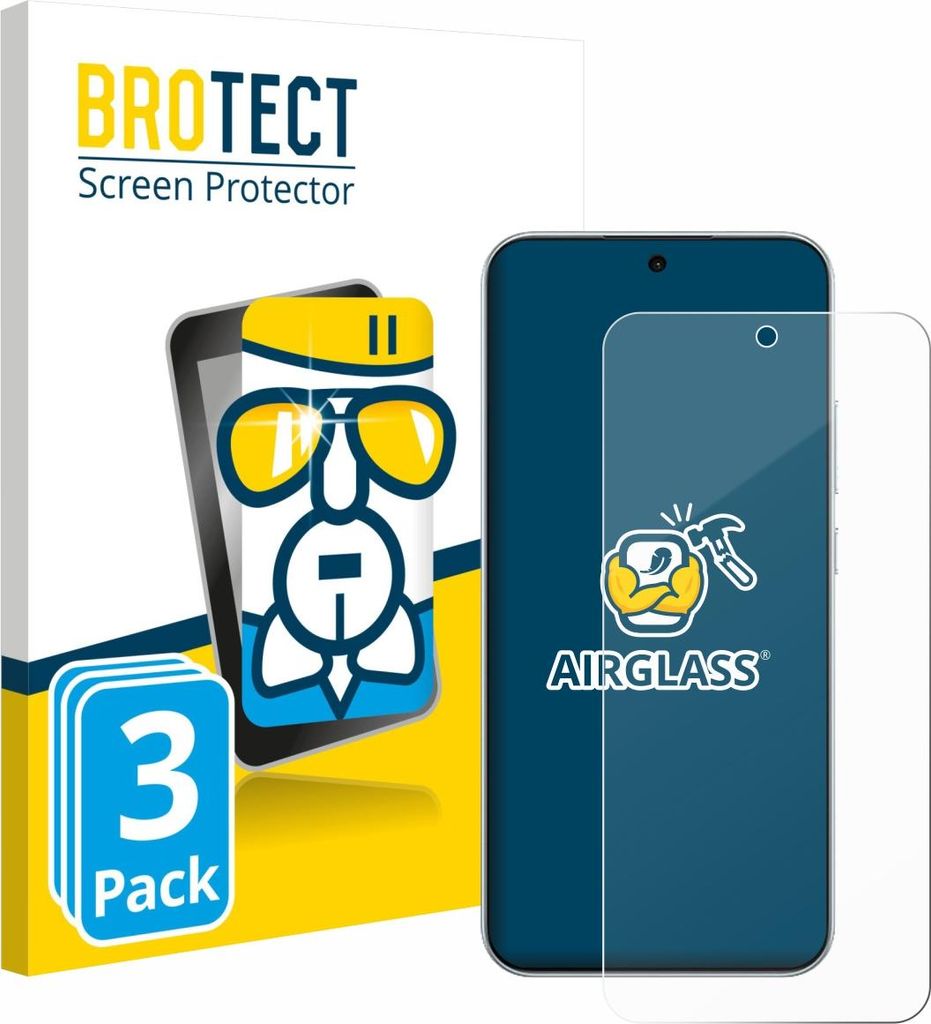 3x BROTECT Schutzglas für Oppo A6 Pro 4G Schutzfolie Panzer Folie Glas Display Schutz klar