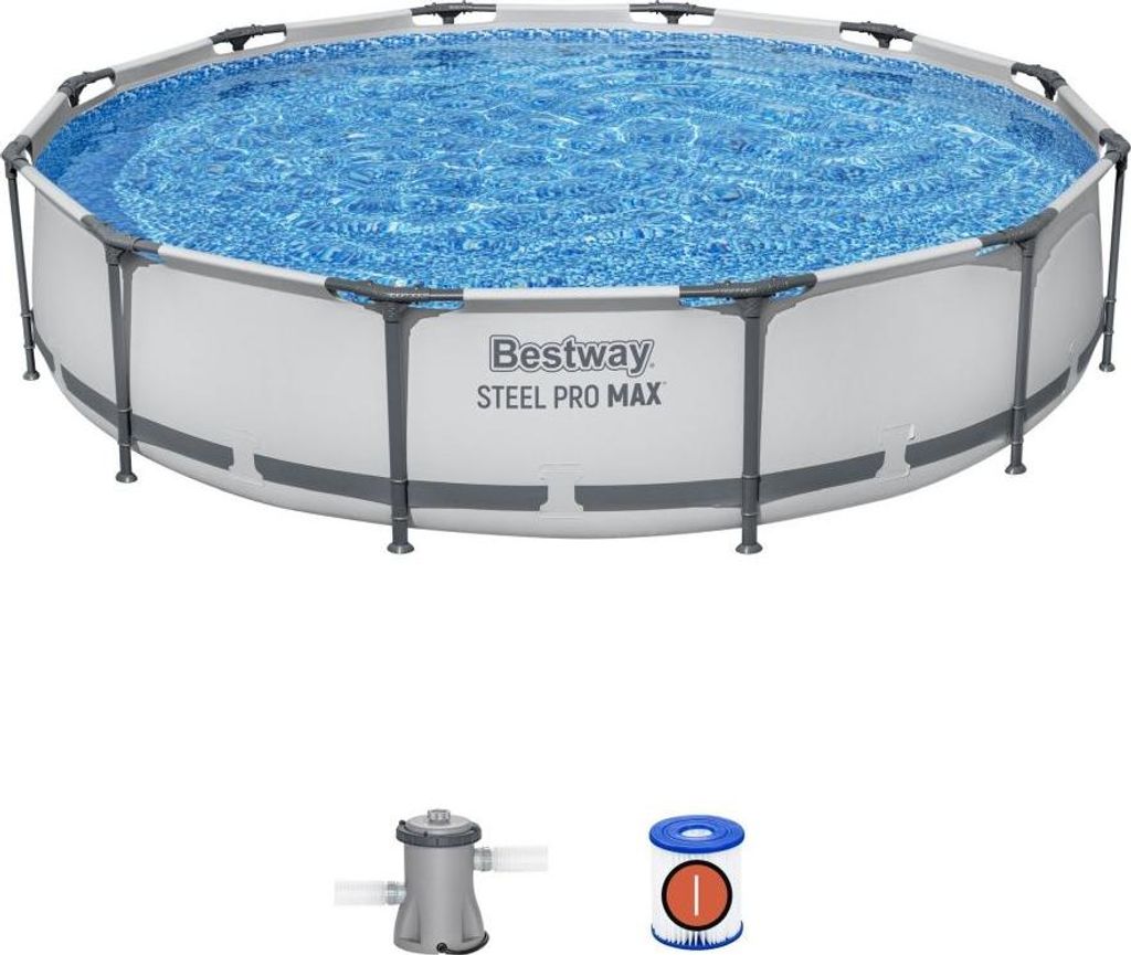 Aufstellpool-Set Bestway Steel Pro Max 366x76 cm mit Produktbild 